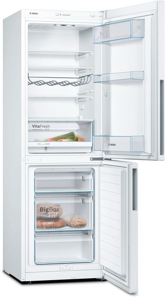 Bosch KGV336WEAG Freestanding Fridge-Freezer In White