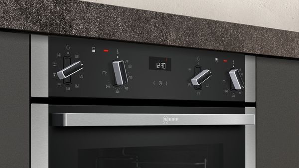 Neff J1ACE2HN0B Built Under Double Oven In Stainless steel