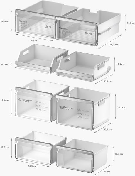 Bosch KFD96APEA American Style Fridge Freezer with French Doors in Brushed Steel Anti-Fingerprint