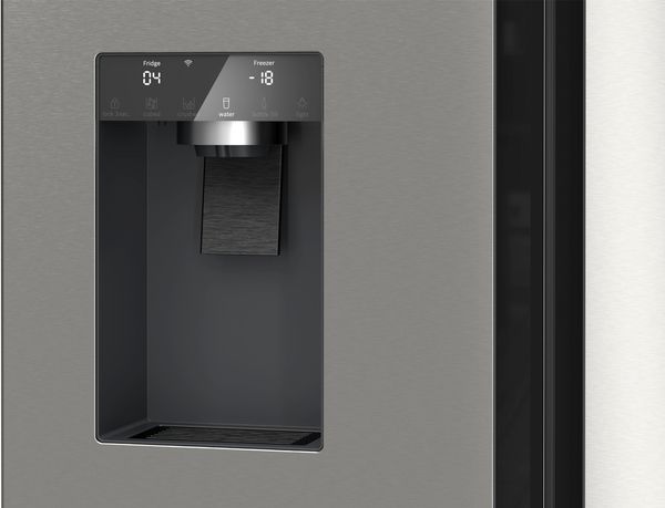 Bosch KFD96APEA American Style Fridge Freezer with French Doors in Brushed Steel Anti-Fingerprint