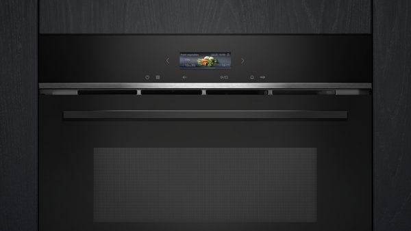 Siemens CE732GXB1B Built In Microwave Oven In Black