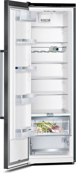 Siemens KS36VAXEP Freestanding Fridge in Black Inox Antifingerprint