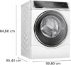 Bosch WNC25410GB Series 8 10.5kg Wash 6 kg Dry 1400 Spin Washer Dryer 