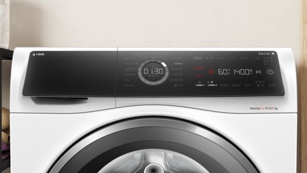 Bosch WNC25410GB Series 8 10.5kg Wash 6 kg Dry 1400 Spin Washer Dryer 