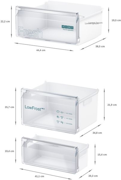 Siemens KI87VNSE0G Built In Fridge-Freezer