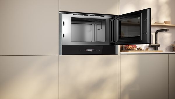 Neff NR4WR21G1B Built-in Microwave Oven in Graphite