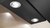 Neff D83IDK1S0B 80cm Wall-Mounted Cooker Hood in Black and Clear Glass