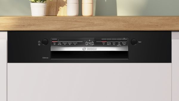 Bosch SMI2HTB02G, Semi-integrated dishwasher Black