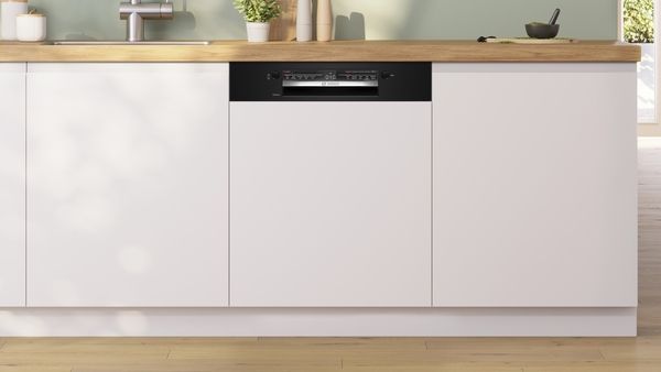 Bosch SMI2HTB02G, Semi-integrated dishwasher Black