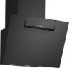 Siemens LC67KFN60B 60cm iQ300 Wall-mounted Cooker Hood in Clear Glass and Black