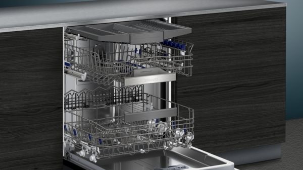 Siemens SN95ZX61CG Full Size Integrated Dishwasher with 13 Place Settings