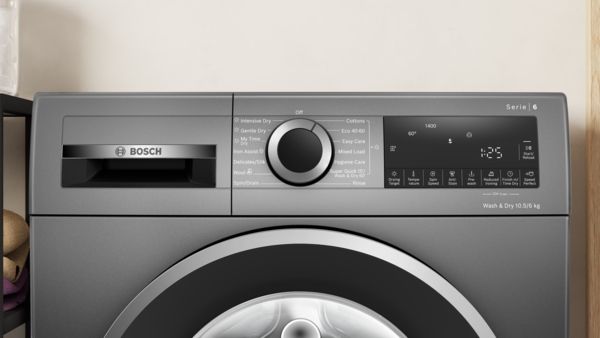 Bosch WNG254R1GB Washer Dryer with Anti Stain System in Grey