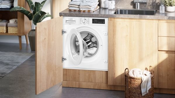Siemens WI14W502GB Built-in Washing Machine in White