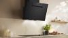 Neff D65IFN1S0B 60cm Wall-Mounted Cooker Hood in Clear Glass and Black