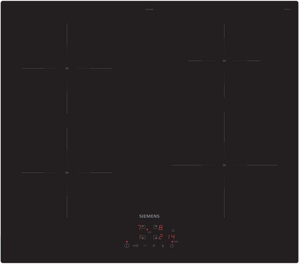 Siemens EU611BEB5E 60cm Induction Hob in Black