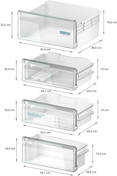 Siemens KI96NNSE0 Built In Fridge-Freezer