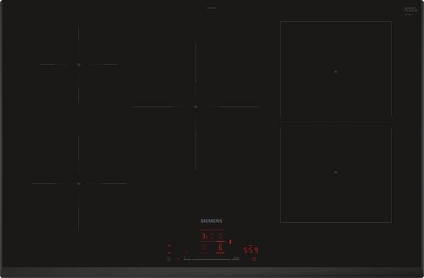 Siemens ED851HWB1E iQ500 80cm Induction Hob in Black
