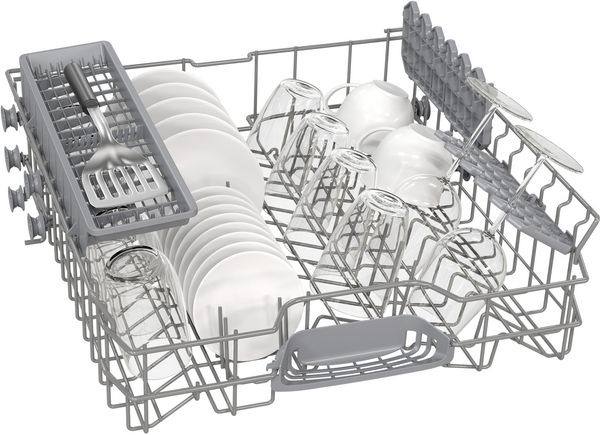 Neff S145HTS01G Semi-integrated Dishwasher in Brushed Steel