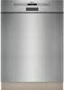 Neff S145HTS01G Semi-integrated Dishwasher in Brushed Steel