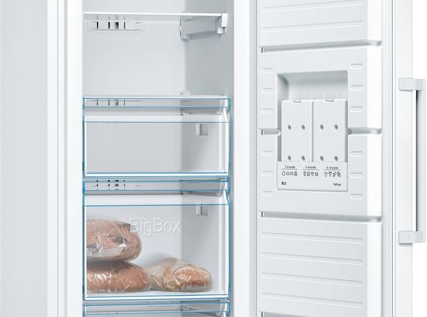 Bosch GSN36VWEPG Freestanding Freezer In White