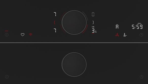 Neff V68AUX4C0 80cm Induction Hob with integrated ventilation system in Black
