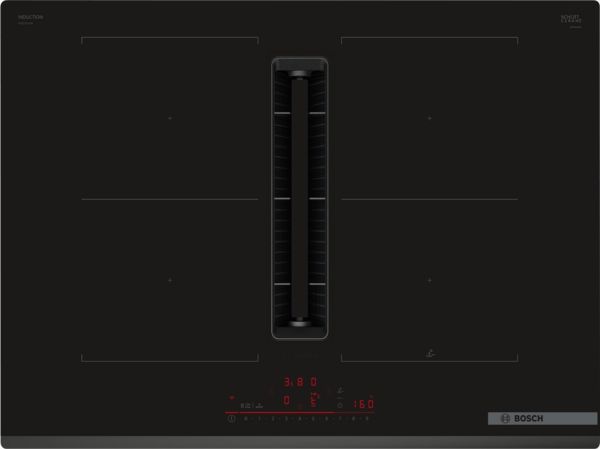 Bosch PVQ731H26E Induction hob with integrated ventilation system Black