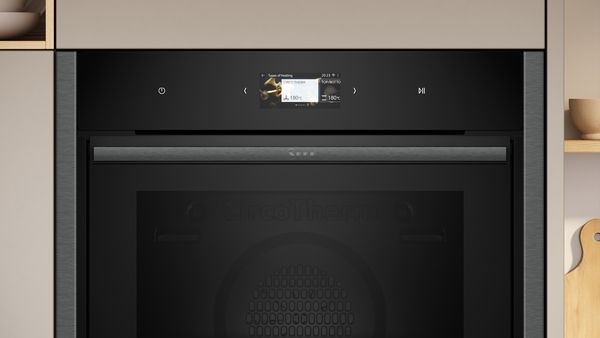 Neff B64CS51G0B Built In Single Electric Oven Graphite with Slide & Hide®