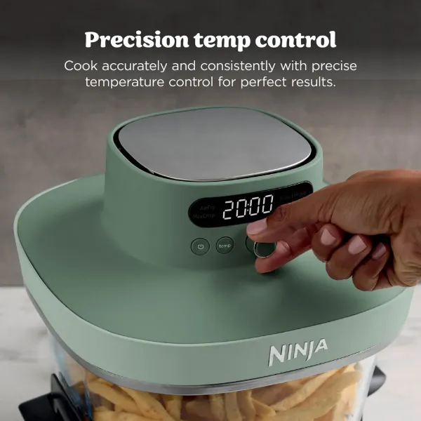 Ninja AS090UKGN CRISPi PRO 5-in-1 Glass Air Fryer - Green