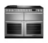 Rangemaster 16478 Nexus BC 110 Induction Range Cooker with Slow Cook Oven in Stainless Steel with Chrome Trim - NEXB110EISTST/CM1