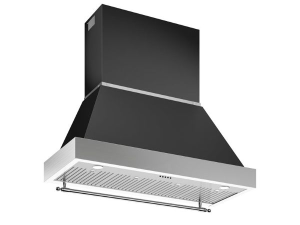 KC48HERTNE + K120HERaBertazzoni KC48HERTNE + K120HERTX Heritage Chimney Hood 120cm Wall Mounted in BlackTX