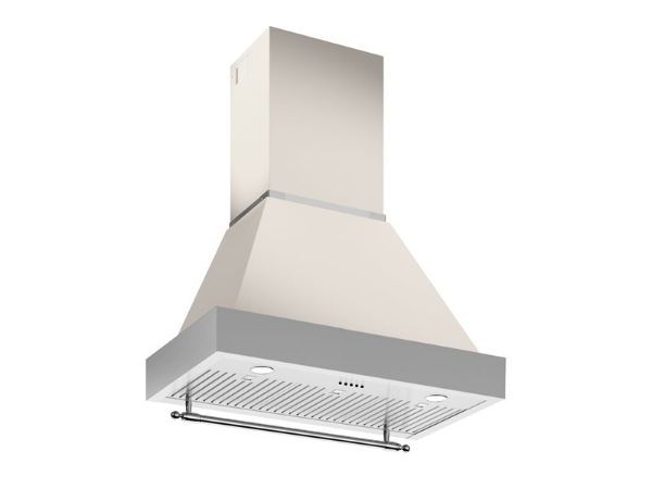 Bertazzoni KC36HERTAV + K90HERTX Heritage Chimney Hood 90cm Wall Mounted Avorio