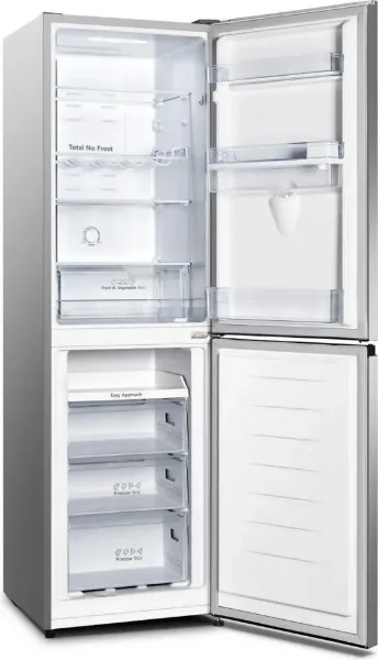 Hisense RB327N4WCE 50/50 Total No Frost Fridge Freezer - Stainless Steel