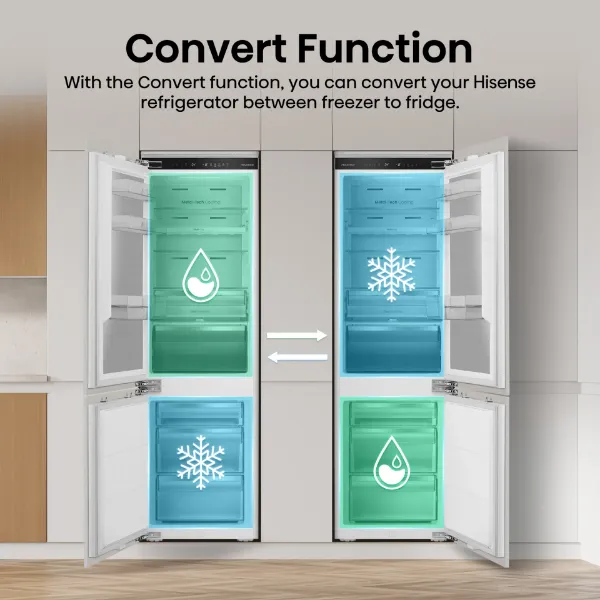 Hisense RB5B250SSWC1 Integrated 60/40 Total No Frost Smart Fridge Freezer