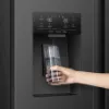 Hisense RS5P528STBE PureFlat Total No Frost American Side By Side - Black