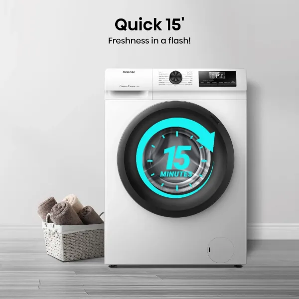Hisense WF1Q7021BW 7kg 1200 Spin, Steam Washing Machine - White 