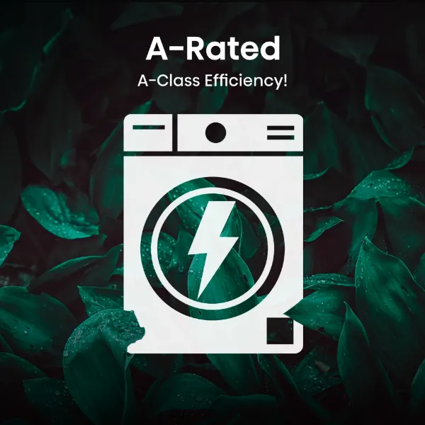 Hisense WF1Q7021BW 7kg 1200 Spin, Steam Washing Machine - White 