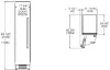 Bertazzoni FRZ455UBLXTT 45 cm Built-in Freezer Column Left Hinge in Stainless Steel 