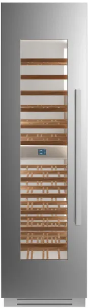 Bertazzoni WC605BLX2T 60 cm Built-in Wine Cellar Column Left Hinge in Stainless Steel 