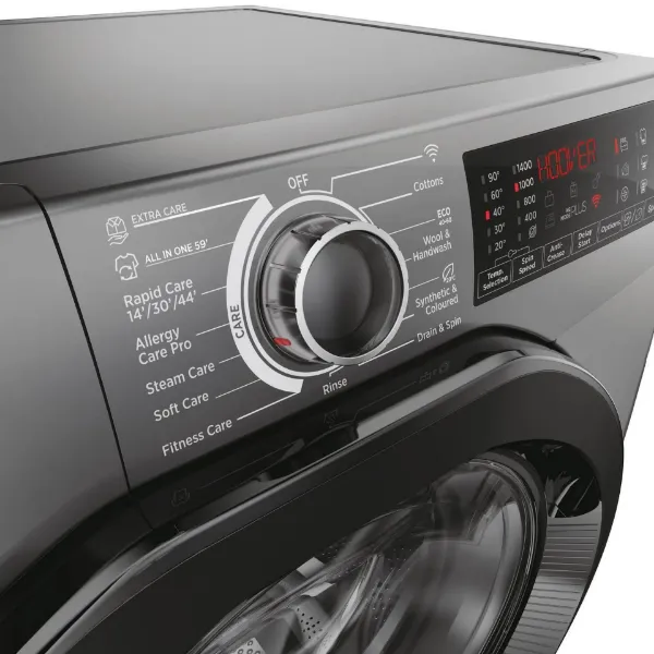 Hoover H3WPS496TAMBR68 9kg 1400 Spin Washing Machine - Graphite