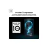 LG GBBW322CPY 69.7cm Total No Frost Freezer - Silver