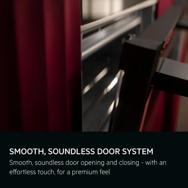 AEG GX7PB63FSB 59.6cm Built In Electric Single Oven - Gloss Black with Steel Trim