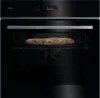 AEG GX7PB63FSB 59.6cm Built In Electric Single Oven - Gloss Black with Steel Trim