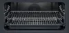 AEG GK6NK40FB 59.5cm Compact Combi Microwave Oven - Gloss Black with Steel Trim