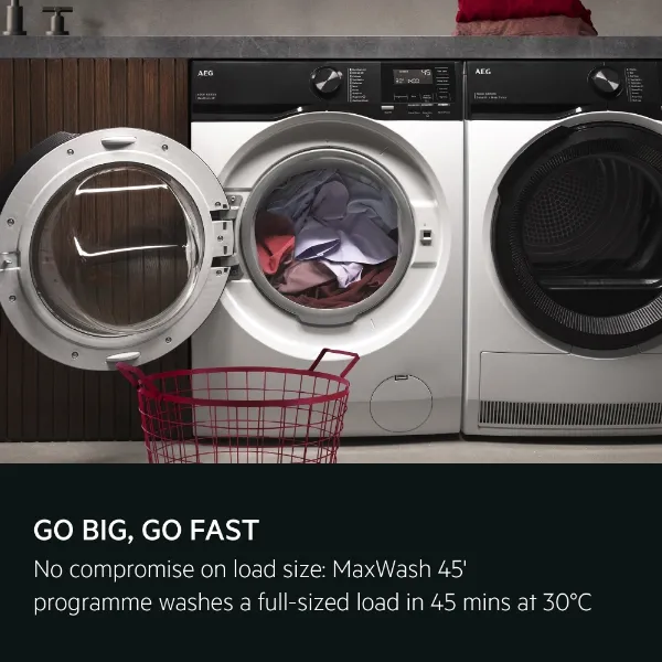 AEG LFED61844B 6000 ProSense® 8 kg 1400 Spin Washing Machine