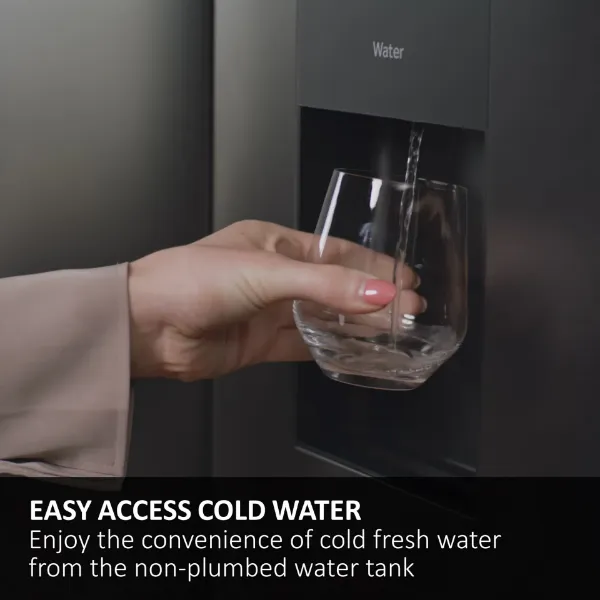 Haier HTW5618EWMG 60/40 Fridge Freezer - Silver