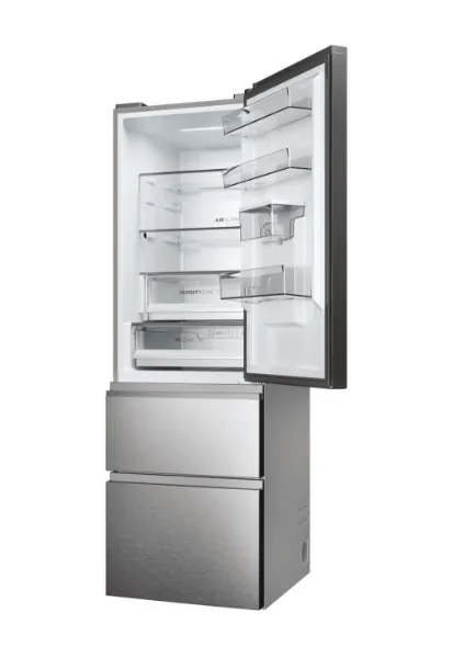 Haier HTW5618EWMG 60/40 Fridge Freezer - Silver