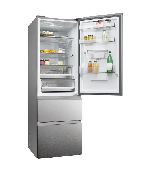 Haier HTW5618EWMG 60/40 Fridge Freezer - Silver