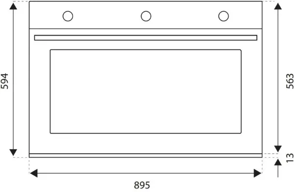 Bertazzoni F909PROEKX Professional Series 90cm Electric Built-In Oven in Stainless Steel 