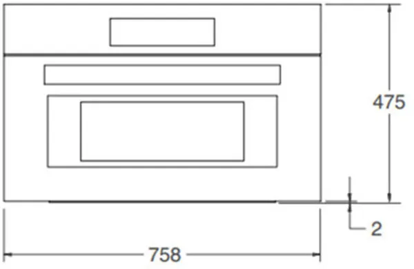 Bertazzoni F30PROMWLXT Professional Series 45cm Combi Microwave in Stainless Steel