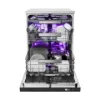 Haier XF 6B2M3BX-80 Dishwasher - Silver - 16 Place Settings